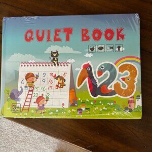 NEW QUIET BOOK--A MONTESSORI BOOK ABOUT NUMBERS FOR 3 YEAR OLDS